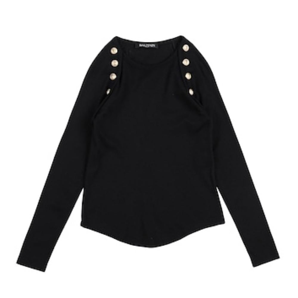 💯 Balmain kid 10yrs old black top